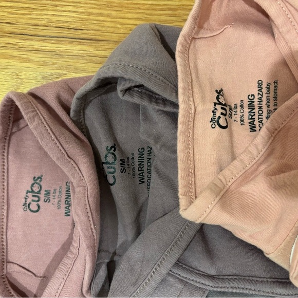 Baby Girl Sleepwear Bundle! 3x Comfy Cubs Swaddles & 3x Hudson Nightgowns - Picture 6 of 7